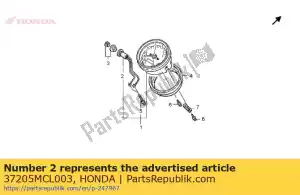 honda 37205MCL003 switch assy., reset - Lado inferior