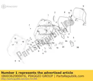 Piaggio Group 1B003620000T6 gep? ckfach grundiert - Lado inferior