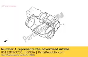 Honda 06112MW3730 gasket kit b - Bottom side