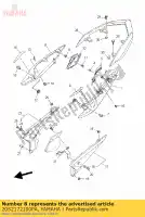 20S2172100PA, Yamaha, capa, lado 2 yamaha xj 600 2011, Novo