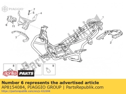 Aprilia AP8154084, Windschutzscheibenunterstützung, OEM: Aprilia AP8154084