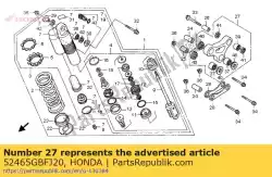 Qui puoi ordinare braccio sub assy., cuscino da Honda , con numero parte 52465GBFJ20: