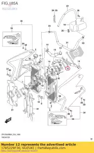 suzuki 1785229F30 tuyau, radiateur o - La partie au fond