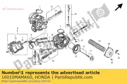 Ici, vous pouvez commander le jeu de joint auprès de Honda , avec le numéro de pièce 16010MAMA60: