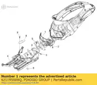 62119500BQ, Piaggio Group, tampa de acesso à vela de ignição     , Novo