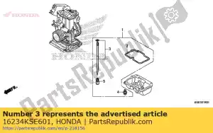 Honda 16234KSE601 jeu d'aiguilles, jet (nmru) - La partie au fond