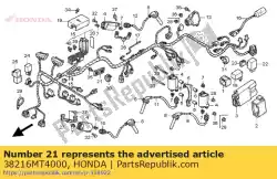 beugel, zekeringkast van Honda, met onderdeel nummer 38216MT4000, bestel je hier online: