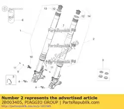 Here you can order the lh hub cpl. From Piaggio Group, with part number 2B003405: