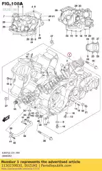 Here you can order the crankcase set from Suzuki, with part number 1130239830: