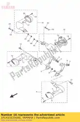 Qui puoi ordinare lampeggiatore dell'obiettivo 2 da Yamaha , con numero parte 1PLH33220000: