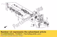 51200HN0A00, Honda, knuckle assy., r. honda trx450es foreman es 450 , Novo