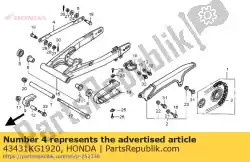 Aquí puede pedir no hay descripción disponible en este momento de Honda , con el número de pieza 43431KG1920: