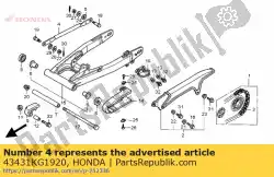 Aqui você pode pedir o nenhuma descrição disponível no momento em Honda , com o número da peça 43431KG1920: