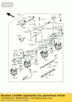 131691963, Kawasaki, plate,carburetor stay zx600-a1 kawasaki gpx gpz gt zephyr zl 550 600 750 1985 1986 1987 1988 1989 1990 1991 1992 1993 1994 1995 1996 1997 1998, New