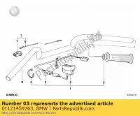 61121459263, BMW, wiring heated handles bmw  650 750 800 1000 1100 1984 1985 1986 1987 1988 1989 1990 1991 1992 1993 1994 1995 1996 1997 1998 1999 2000, New