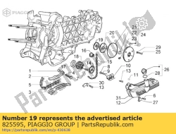 Aprilia 825595, Timing rondsel, OEM: Aprilia 825595