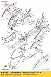 mol, zijdeksel 1 mbl2 mvpbm1 van Yamaha, met onderdeel nummer BB8F171L00P1, bestel je hier online:
