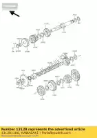 131281186, Kawasaki, arbre-transmission ou kawasaki ke  ke100 100 , Nouveau