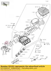 Here you can order the collar,6. 5x10. 5x13. 1 from Kawasaki, with part number 921520547: