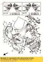 3LD2836V5100, Yamaha, zestaw graficzny 3, os?ona yamaha xtz supertenere 750, Nowy