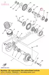 Aquí puede pedir peso 1 de Yamaha , con el número de pieza 1KH1145400: