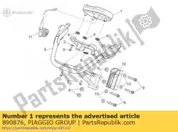 Aquí puede pedir tablero de Piaggio Group , con el número de pieza 890876: