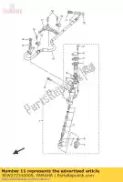 3KW272340000, Yamaha, pasador, varilla de freno yamaha  mt wr xg xt xtz yfm yfs yfz yzf r 200 250 300 320 450 600 660 1200 1991 1992 1993 1995 1996 1997 1998 1999 2000 2001 2002 2003 2004 2005 2006 2007 2008 2009 2010 2011 2012 2013 2014 2015 2016 2017 2018 2019 2020 2021, Nuevo