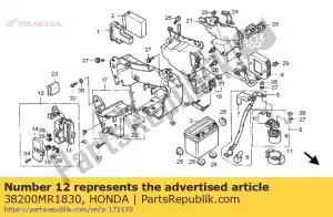 Honda 38200MR1830 skrzynka komplet., bezpiecznik - Dół