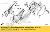 83607KZZ900, Honda, Banda, strumento honda crf  r l x m crf250l crf250m crf250la crf250rla 250 , Nuovo