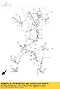 yamaha 4HM258670000 staffa, cilindro maestro - Il fondo