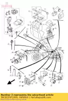 36C8255P1000, Yamaha, immobilizzatore. unità comp. yamaha ajs xj  600 2014 2015 2016, Nuovo