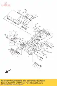 yamaha 2S32214E0000 stopper, torque - Bottom side