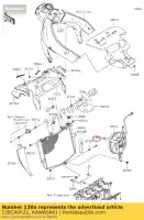 130CA0622, Kawasaki, Bullone flangia kawasaki zx6r ninja r klx  a c klr h2r p h2 n l d kl650 klr500 klr650 klx110 zx 6r abs klx110l krf800 teryx le krt800 teryx4 800 zx600 zx636 636 se 600 110 650 1000 500 , Nuovo