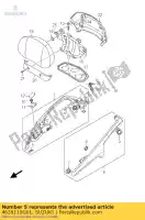 4628110G01, Suzuki, cuscino, passeggero suzuki an burgman  a an650a executive an650aaz 650 , Nuovo