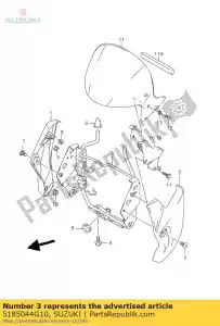 Suzuki 5185044G10 brace, faro - Il fondo