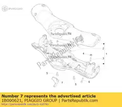 Qui puoi ordinare protezione da Piaggio Group , con numero parte 1B000621: