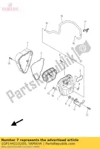 yamaha 1GP144210200 caja, filtro de aire 2 - Lado inferior