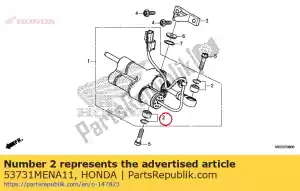 Honda 53731MENA11 dragende comp. - Onderkant