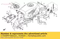 17500MY5860ZC, Honda, ensemble de réservoir, type de carburant (wl) * honda cb  twin t x r cb500 500 , Nouveau