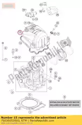 Aquí puede pedir tapa de válvula 07 de KTM , con el número de pieza 75036052000: