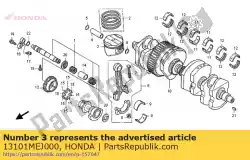 Qui puoi ordinare pistone da Honda , con numero parte 13101MEJ000: