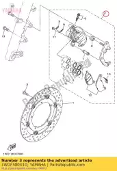 Tutaj możesz zamówić zespó? Zacisku (po prawej od Yamaha , z numerem części 1WDF580U10: