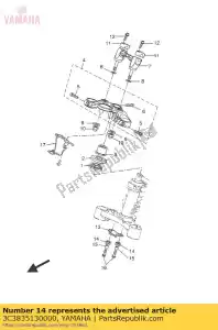 yamaha 3C3835130000 apagador - Lado inferior