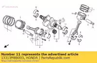 13313MBB003, Honda, Teniendo un cigüeñal l. honda vtr  sp2 xl varadero v fire storm f va sp1 vtr1000f xl1000v xl1000va 1000 , Nuevo