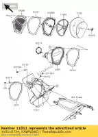 110110734, Kawasaki, filtro de ar da caixa kawasaki kx  f kx450f kx250f 450 250 , Novo