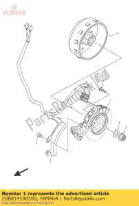 yamaha 2GB814100100 montaje del estator - Lado inferior