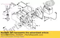 50326MFE640, Honda, coperchio, batteria honda vt 750 2007 2008 2009 2010 2011 2012, Nuovo