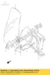 Ici, vous pouvez commander le panneau, mètre, fro auprès de Suzuki , avec le numéro de pièce 9442114G00Y0J: