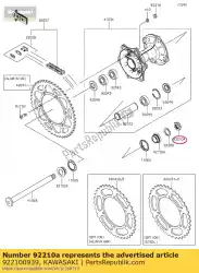 Ici, vous pouvez commander le écrou, autobloquant, 22 mm kx250zff auprès de Kawasaki , avec le numéro de pièce 922100939: