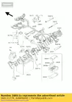 260111778, Kawasaki, wire-lead,battery(-) kawasaki vn classic b drifter e vulcan a vn800 800 , New